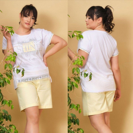 Костюм футболка +шорты SIGNET А-9532 (48, Желтый)