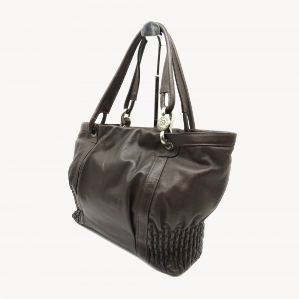 Кожаная сумка-тоут Carlo Salvatelli