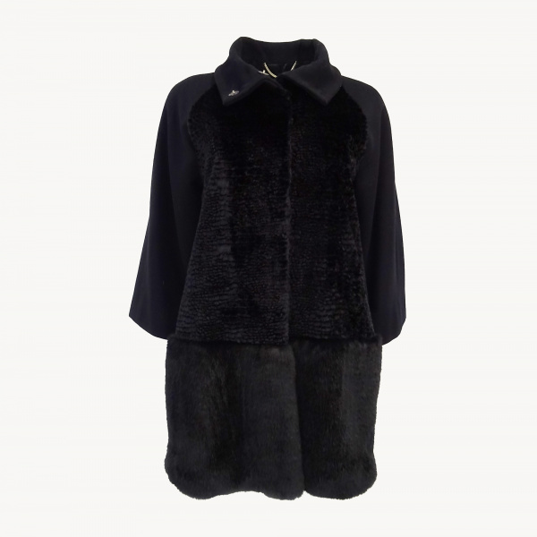 Шерстяное полупальто Marella