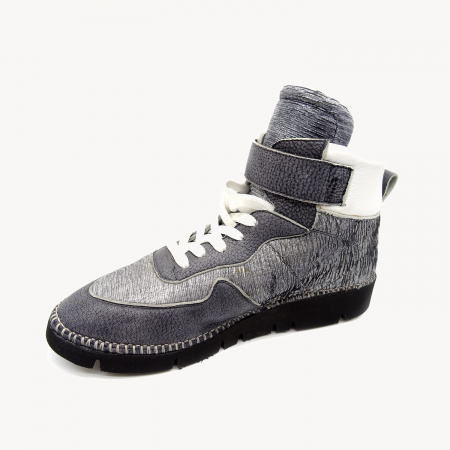 Кожаные высокие кроссовки Emile