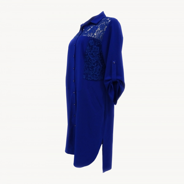 Платье-рубашка AY-SEL 7995 (46, синий)