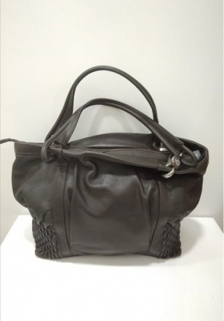 Кожаная сумка-тоут Carlo Salvatelli