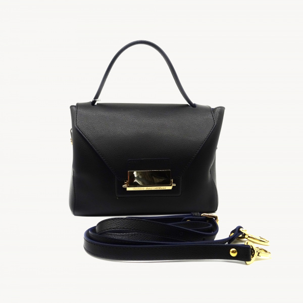 Кожаная сумка-сэтчел Carlo Salvatelli