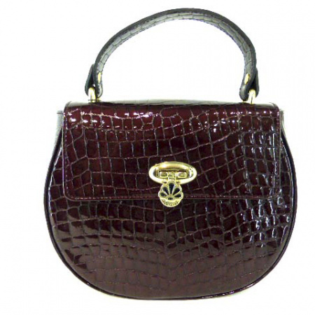 Лаковая сумка-таблетка Di Gregorio