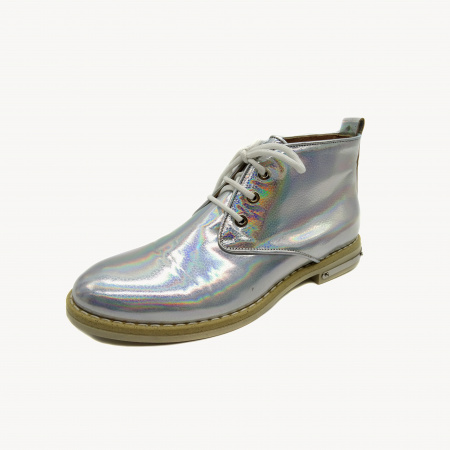 Ботинки L.VERDI А-4304 н.кожа (37, Серебро)