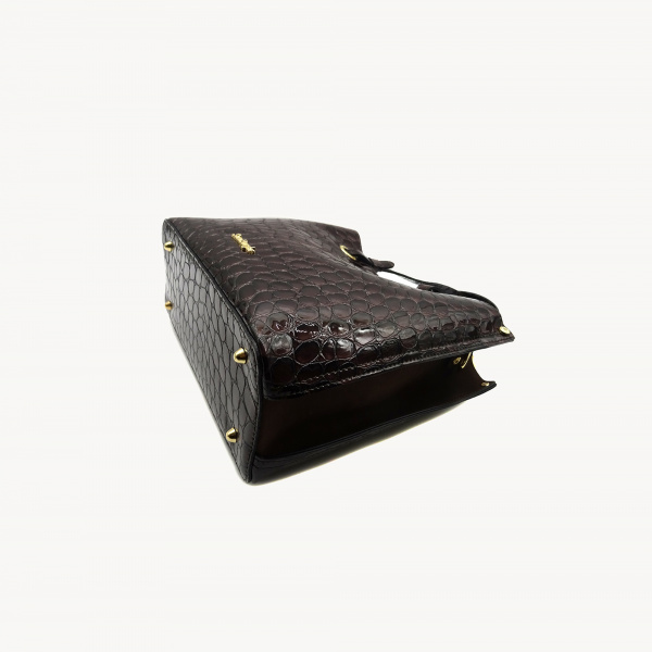 Сумка-тоут из лаковой кожи Sara Burglar