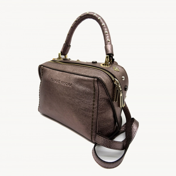 Сумка PLINIO VISONA А-18010 н.кожа (цвет: металлик)