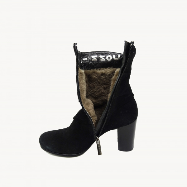 Замшевые полусапоги Conni