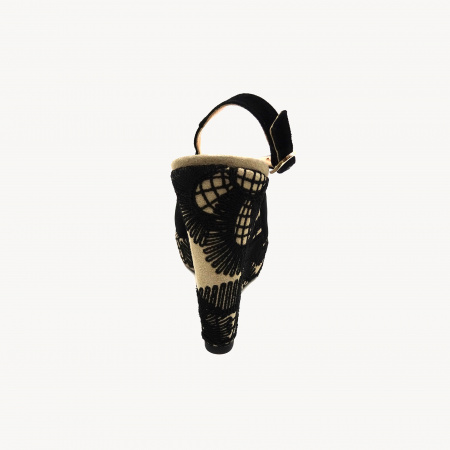 Замшевые босоножки Lorena Paggi