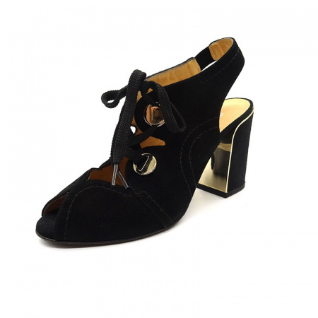 Замшевые босоножки Giovanni Fabiani