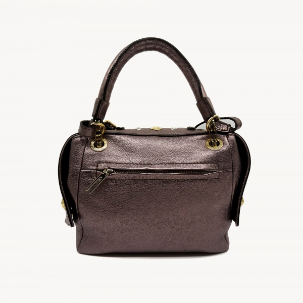 Сумка PLINIO VISONA А-18010 н.кожа (цвет: металлик)