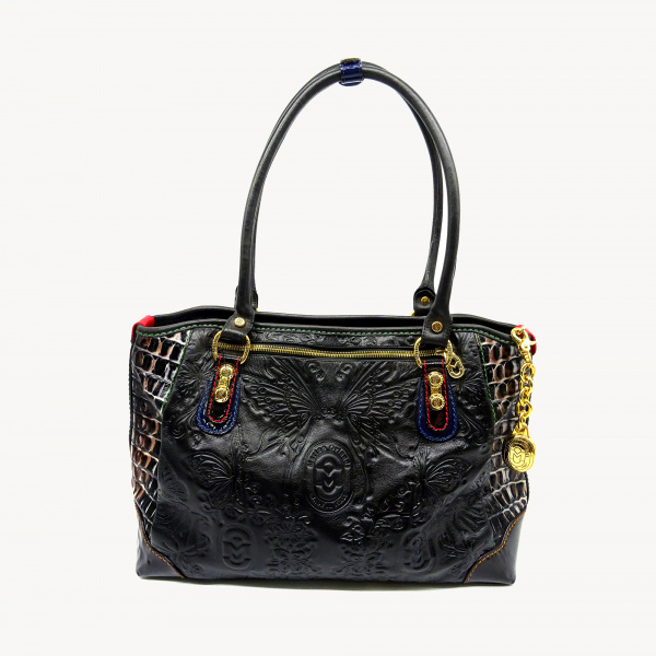 Кожаная сумка-тоут Marino Orlandi