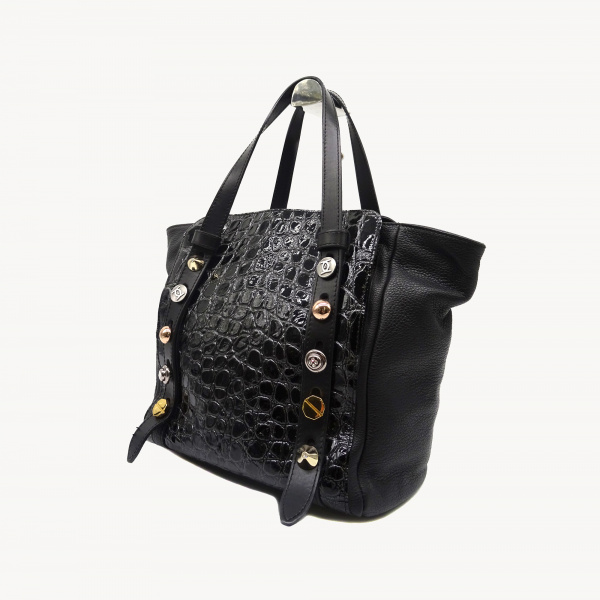 Кожаная сумка Carlo Salvatelli