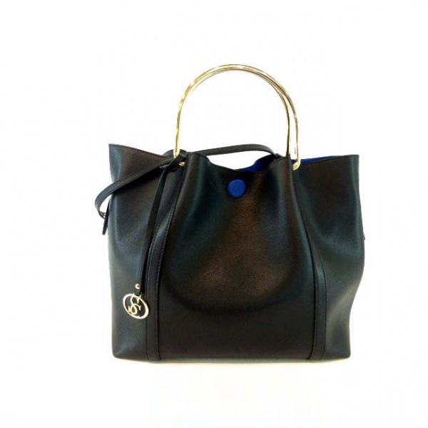 Кожаная сумка-тоут Carlo Salvatelli