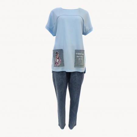 Костюм футболка и брюки Signet