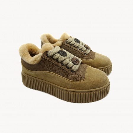 Замшевые кеды Marzetti