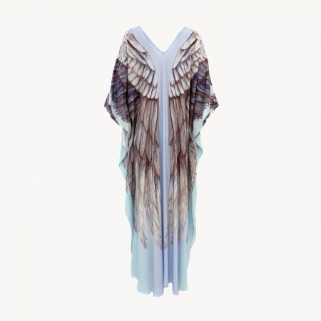 Платье Крылья Ангела А-556  (Free, Голубой)