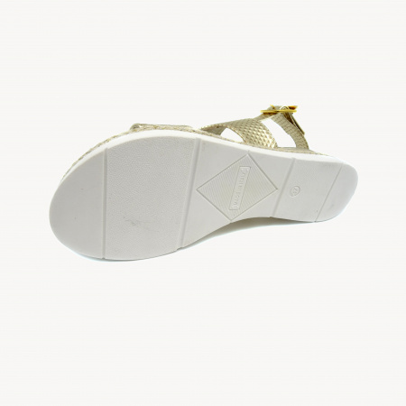 Комбинированные сандалии на платформе Nila&Nila