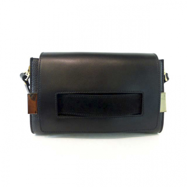 Кожаная сумка через плечо Carlo Salvatelli 