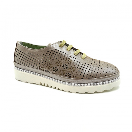 Кожаные туфли на шнуровке Lab Milano