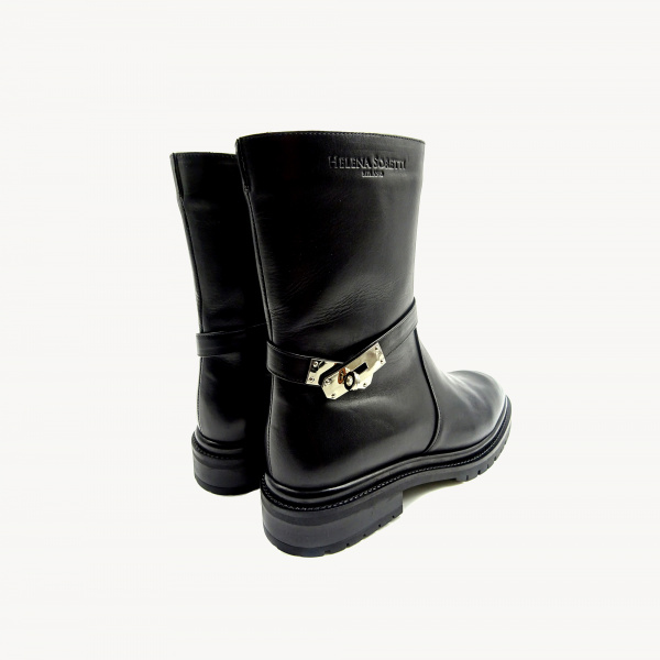 Кожаные полусапоги Helena Soretti Fuoco