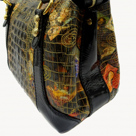 Кожаная сумка-тоут Marino Orlandi