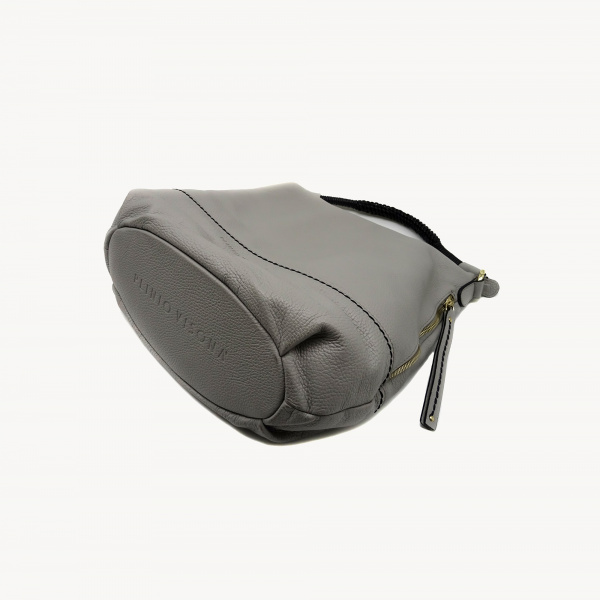 Сумка-хобо PLINIO VISONA А-18213 н.кожа (серый)