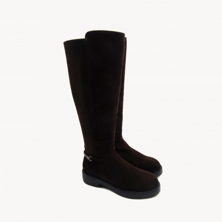 Замшевые полусапоги Mot-Cle