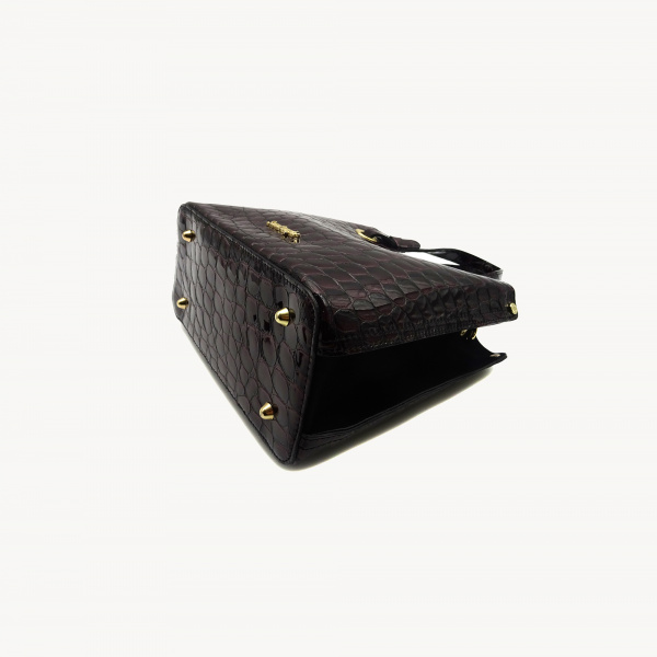 Сумка-тоут из лаковой кожи Sara Burglar