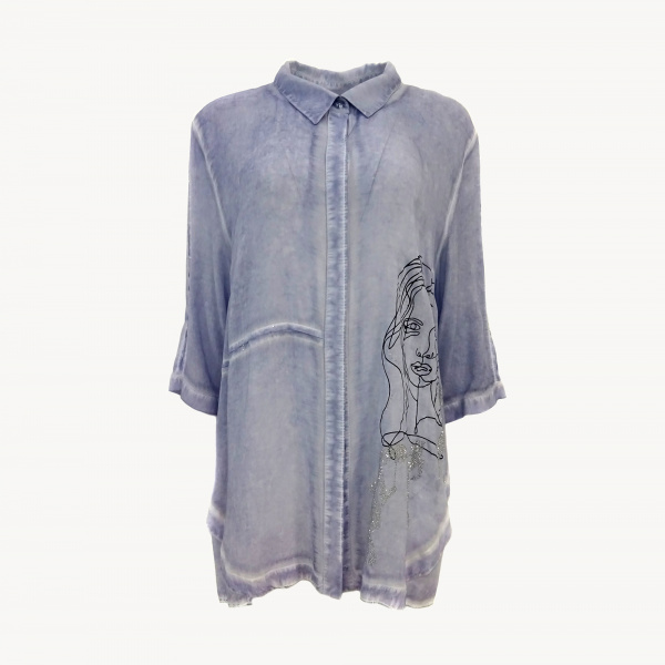 Блуза из вискозы Ay-Sel