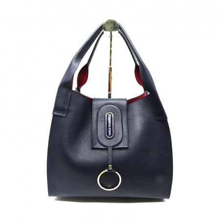 Сумка C.SALVATELLI  А-485 н. кожа (синий)