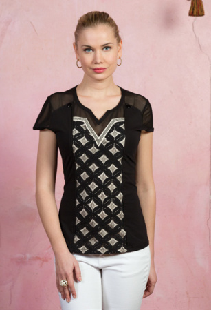 Блуза из хлопка Rinatti