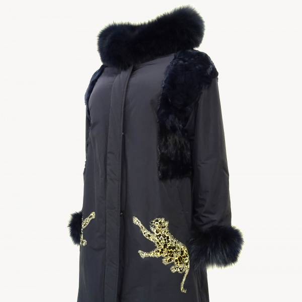 Пальто-пуховик с капюшоном Florence Mode