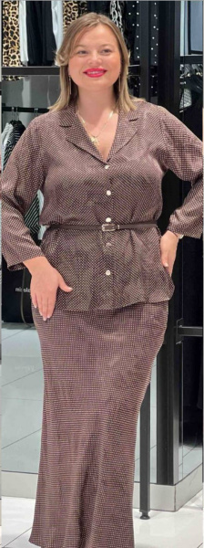 Костюм рубашка с юбкой Piena