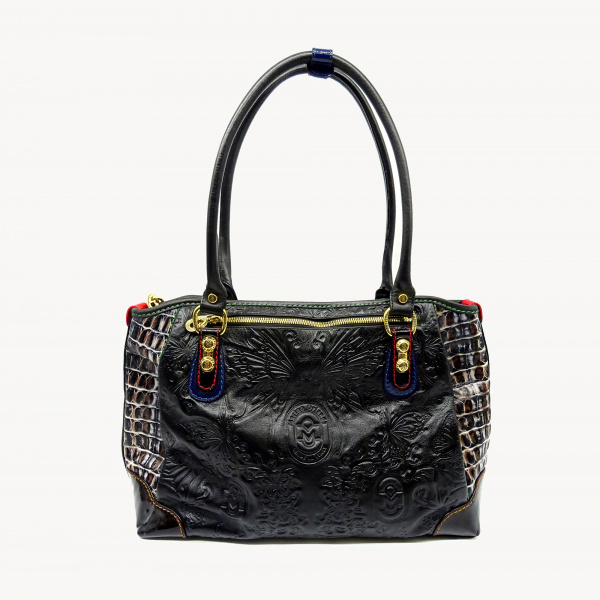 Кожаная сумка-тоут Marino Orlandi