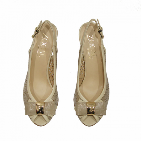 Велюровые босоножки Zocal