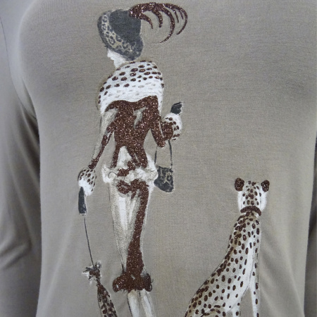 Блуза DORI 2921 (M, Beige)