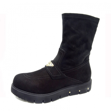 Замшевые полусапоги Mara