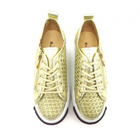 Кеды RENZONI А-С502 нат.кожа (37, Золотой)