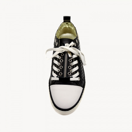 Кожаные кеды Mara SPIKE