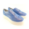 Кроссовки-туфли LAB MILANO А-14409 н.кожа (40, голубой)