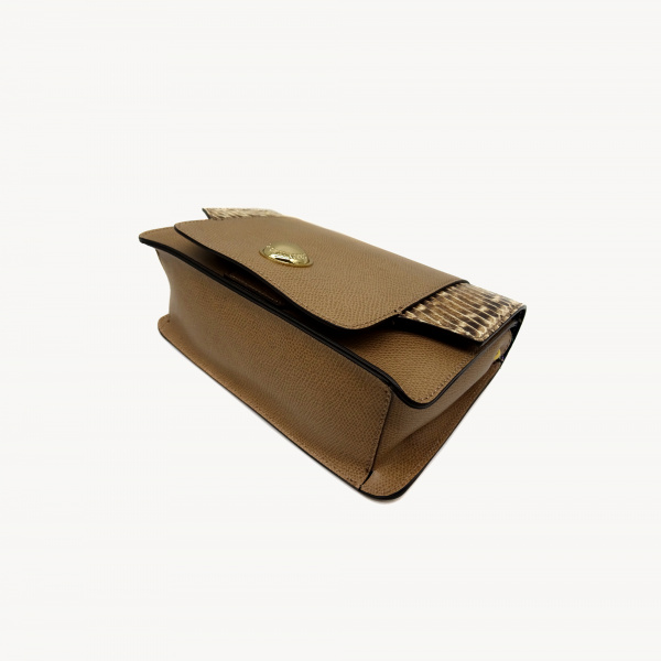 Сумка-кросс боди C.SALVATELLI  А-382 н.кожа (бежевый)