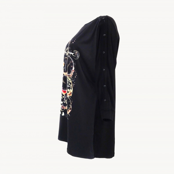 Туника Alain Murati 15394Y (XXL, Black)