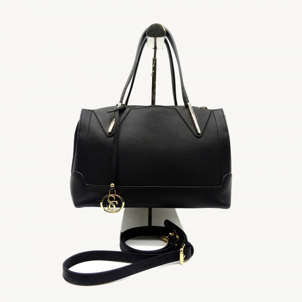 Кожаная сумка-тоут Carlo Salvatelli