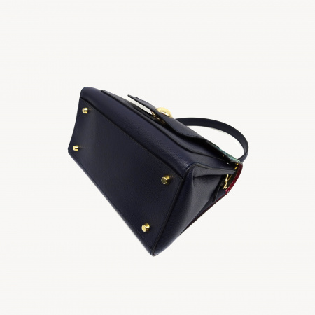 Сумка классическая C.SALVATELLI  А-380 н.кожа (синий)