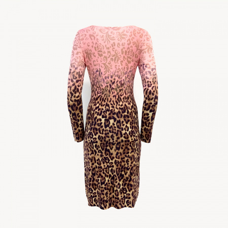 Платье Philippe Carat D136 (XL, Brown/Pink)