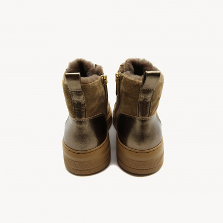 Ботинки Mot-Cle 3151 нат.замша/кожа/мех (41, Бежевый)