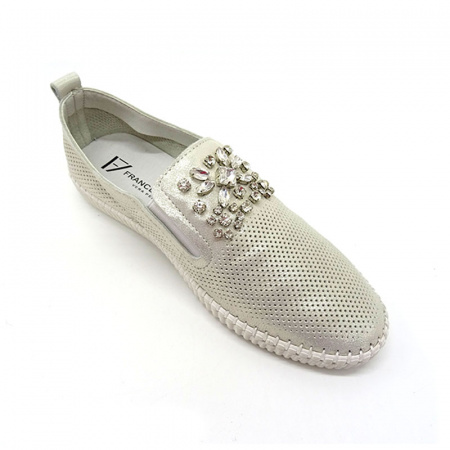 Кожаные слипоны Francesco V.