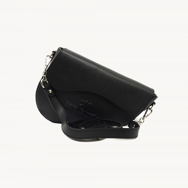 Сумка -Сэдл SARA BURGLAR А-085 н.кожа (Черный)