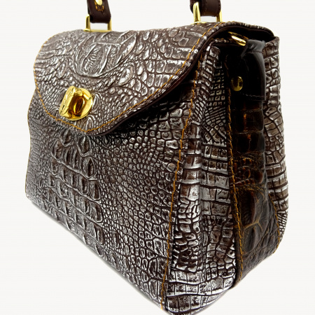 Кожаная сумка-сэтчел Marino Orlandi